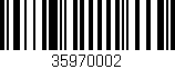 Código de barras (EAN, GTIN, SKU, ISBN): '35970002'