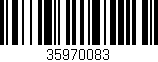 Código de barras (EAN, GTIN, SKU, ISBN): '35970083'