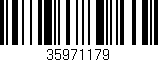 Código de barras (EAN, GTIN, SKU, ISBN): '35971179'
