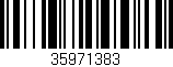 Código de barras (EAN, GTIN, SKU, ISBN): '35971383'