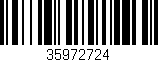 Código de barras (EAN, GTIN, SKU, ISBN): '35972724'