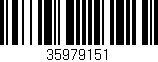 Código de barras (EAN, GTIN, SKU, ISBN): '35979151'