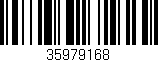 Código de barras (EAN, GTIN, SKU, ISBN): '35979168'