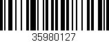 Código de barras (EAN, GTIN, SKU, ISBN): '35980127'