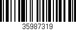 Código de barras (EAN, GTIN, SKU, ISBN): '35987319'