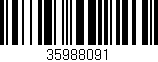 Código de barras (EAN, GTIN, SKU, ISBN): '35988091'