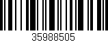 Código de barras (EAN, GTIN, SKU, ISBN): '35988505'