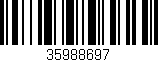 Código de barras (EAN, GTIN, SKU, ISBN): '35988697'