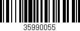Código de barras (EAN, GTIN, SKU, ISBN): '35990055'