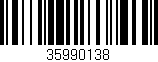Código de barras (EAN, GTIN, SKU, ISBN): '35990138'