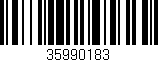 Código de barras (EAN, GTIN, SKU, ISBN): '35990183'
