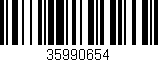 Código de barras (EAN, GTIN, SKU, ISBN): '35990654'