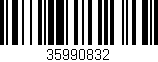 Código de barras (EAN, GTIN, SKU, ISBN): '35990832'