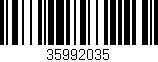 Código de barras (EAN, GTIN, SKU, ISBN): '35992035'