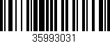 Código de barras (EAN, GTIN, SKU, ISBN): '35993031'