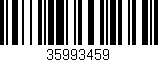 Código de barras (EAN, GTIN, SKU, ISBN): '35993459'