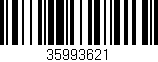 Código de barras (EAN, GTIN, SKU, ISBN): '35993621'