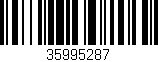 Código de barras (EAN, GTIN, SKU, ISBN): '35995287'