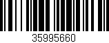 Código de barras (EAN, GTIN, SKU, ISBN): '35995660'