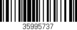 Código de barras (EAN, GTIN, SKU, ISBN): '35995737'