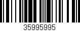 Código de barras (EAN, GTIN, SKU, ISBN): '35995995'