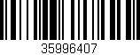 Código de barras (EAN, GTIN, SKU, ISBN): '35996407'