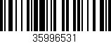 Código de barras (EAN, GTIN, SKU, ISBN): '35996531'