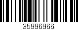Código de barras (EAN, GTIN, SKU, ISBN): '35996966'