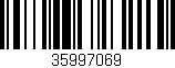 Código de barras (EAN, GTIN, SKU, ISBN): '35997069'