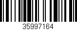 Código de barras (EAN, GTIN, SKU, ISBN): '35997164'