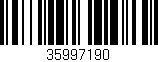 Código de barras (EAN, GTIN, SKU, ISBN): '35997190'
