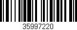 Código de barras (EAN, GTIN, SKU, ISBN): '35997220'