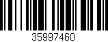 Código de barras (EAN, GTIN, SKU, ISBN): '35997460'