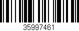 Código de barras (EAN, GTIN, SKU, ISBN): '35997461'