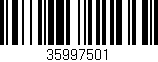 Código de barras (EAN, GTIN, SKU, ISBN): '35997501'