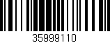 Código de barras (EAN, GTIN, SKU, ISBN): '35999110'