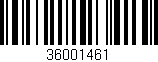 Código de barras (EAN, GTIN, SKU, ISBN): '36001461'