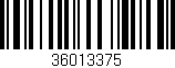 Código de barras (EAN, GTIN, SKU, ISBN): '36013375'
