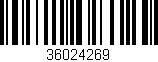 Código de barras (EAN, GTIN, SKU, ISBN): '36024269'