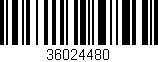 Código de barras (EAN, GTIN, SKU, ISBN): '36024480'