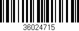 Código de barras (EAN, GTIN, SKU, ISBN): '36024715'