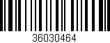 Código de barras (EAN, GTIN, SKU, ISBN): '36030464'
