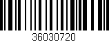 Código de barras (EAN, GTIN, SKU, ISBN): '36030720'