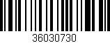 Código de barras (EAN, GTIN, SKU, ISBN): '36030730'