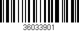 Código de barras (EAN, GTIN, SKU, ISBN): '36033901'