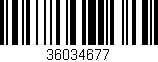 Código de barras (EAN, GTIN, SKU, ISBN): '36034677'