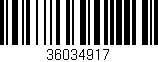 Código de barras (EAN, GTIN, SKU, ISBN): '36034917'