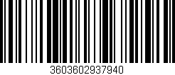 Código de barras (EAN, GTIN, SKU, ISBN): '3603602937940'