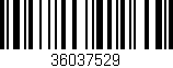 Código de barras (EAN, GTIN, SKU, ISBN): '36037529'