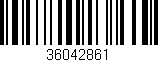 Código de barras (EAN, GTIN, SKU, ISBN): '36042861'